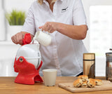 Uccello Kettle - Red & White