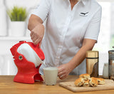 Uccello Kettle - Red & White