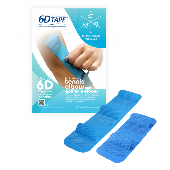 6D Tape ® Elbow -  Fast Relief for Tennis Elbow and Golfer’s Elbow