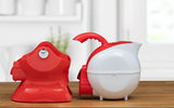Uccello Kettle - Red & White